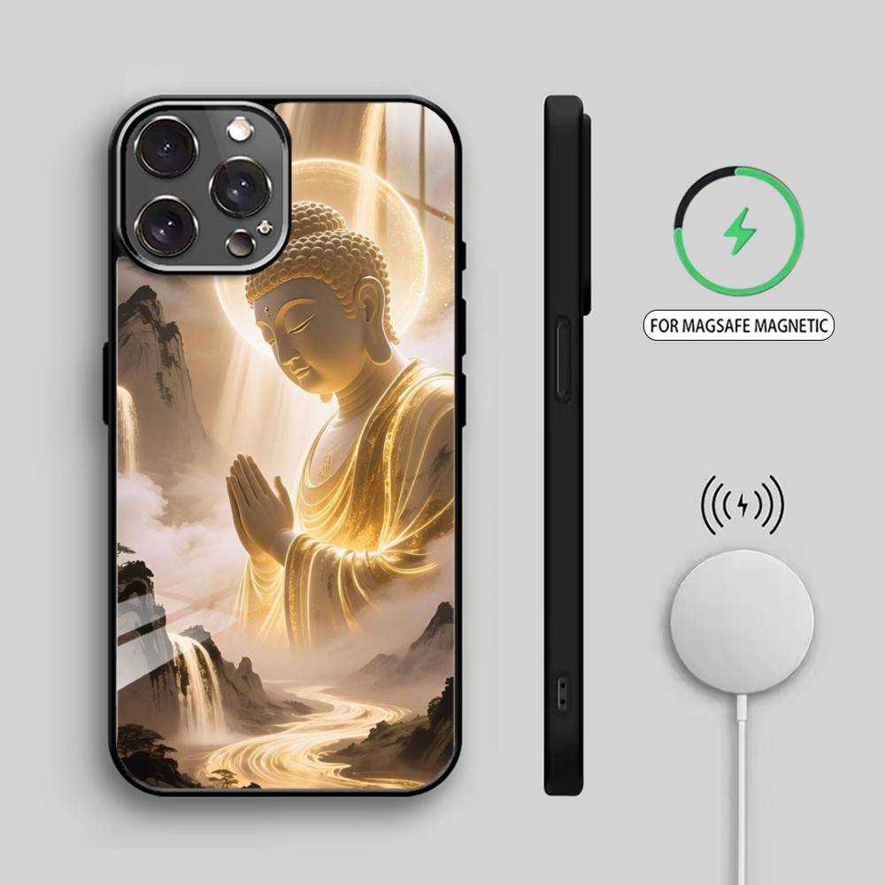S-Shakyamuni Buddha   Phone Case For iPhone17,16,15,14,13,12,11 Plus,Pro Max Magnetic For Magsafe Wireless Charging