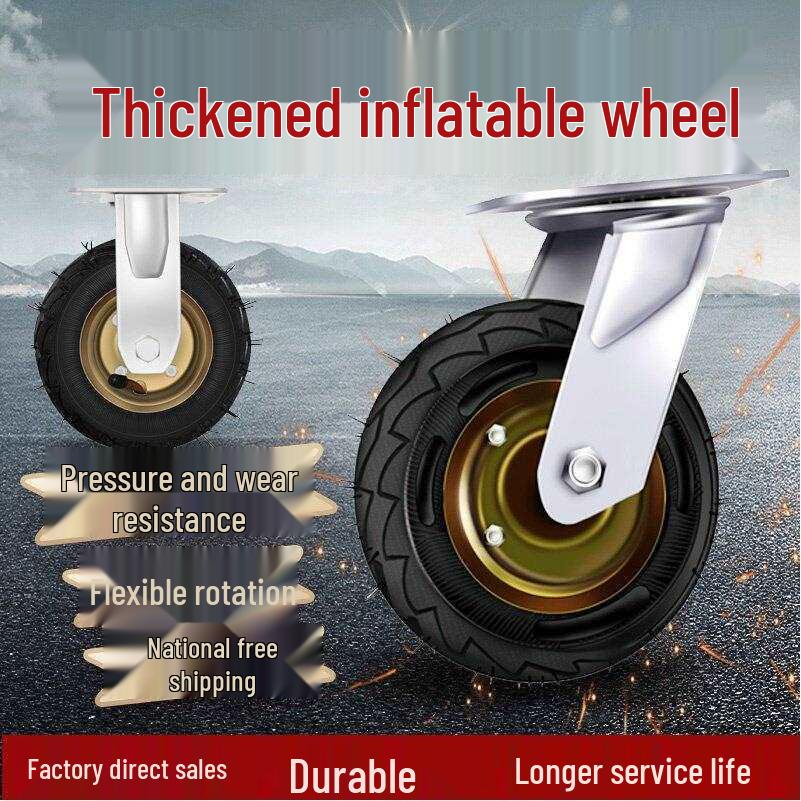 Heavy Duty Pneumatic Rubber Wheel - 6, 8, 10 Inch for Hand Truck