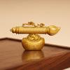 Yuanbao Element Wealth Desk Ornament Zinc Zinc Alloy Material Yuanbao Dragon Craft  Home Decoration