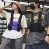 Functional Tactical Chest Bag For Men Woman Fashion Bullet Hip Hop Vest Streetwear Bags Casual Waist Pack Unisex Black Chest Rig Bag