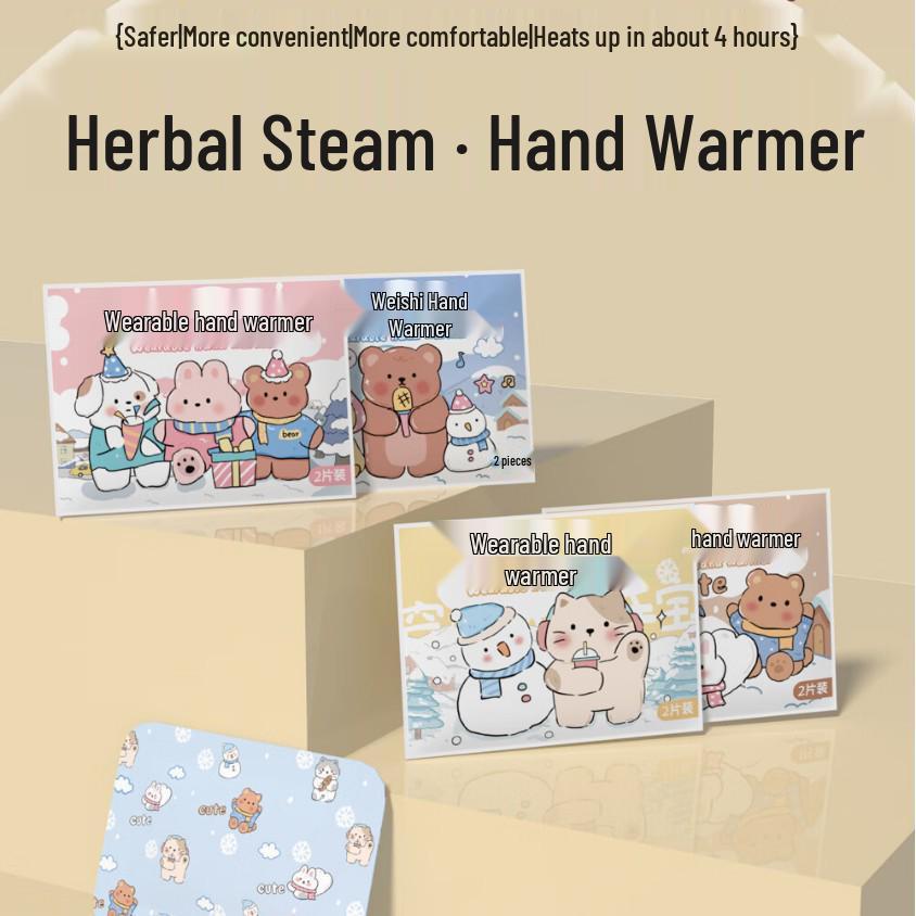 Self-Heating Disposable Hand Warmer Stickers - Winter Heating Bag