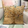 Gustav Klimt Tree Of Life Pillow Cover Art Nouveau Gold Print Classic Painting Cushion Case For Sofa Bed Couch