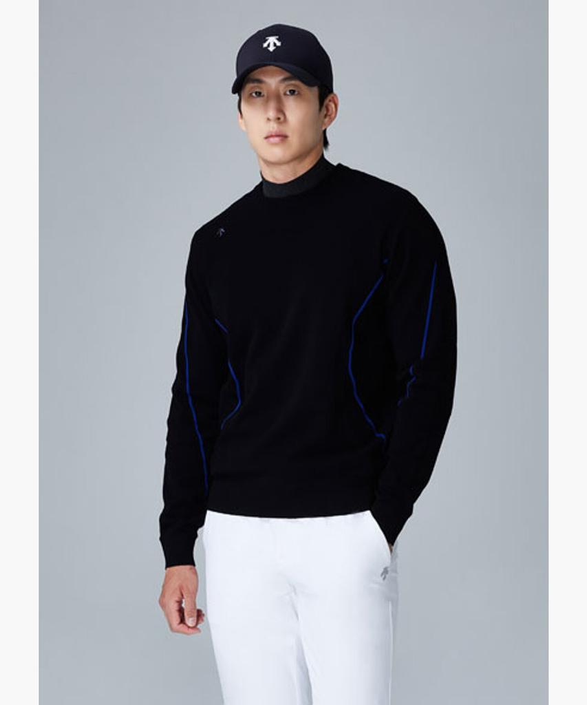 DESCENTE GOLF Men'S 2-In-1 Long Sleeve Windproof Sweater (Dq32Mfkp95)
