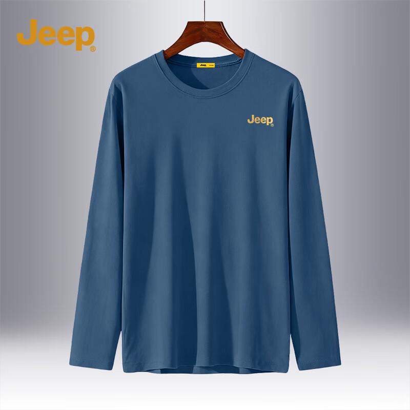 JEEP Men s Horse Year Edition Pure Cotton Long Sleeve Thermal T-shirt