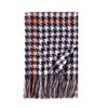 New Tassel Winter Imitation Cashmere Scarf Thickened Warm Shawl Houndstooth Scarf for Women