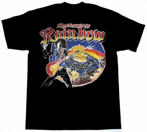 Retro Live Concert Rainbow Ritchie Blackmore Shirt Black Unisex T-Shirt S