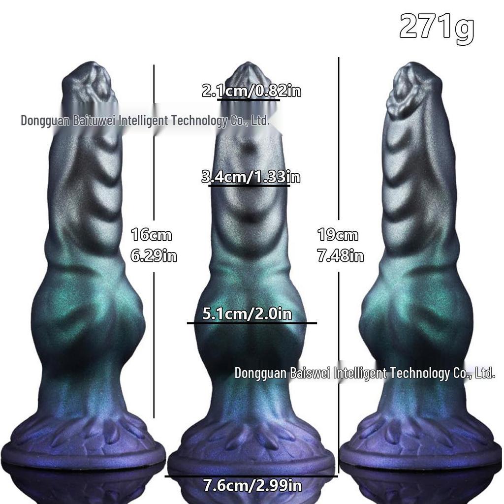 Cross-Species Dog Knot Silicone Animal Anal Plug SM Toy