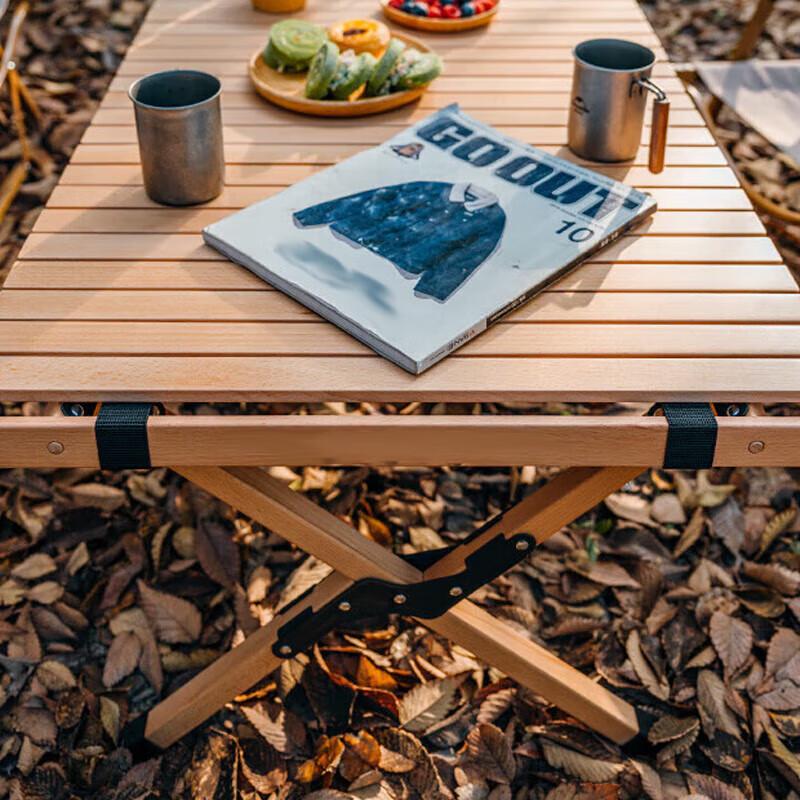 Outdoor Roll-up Folding Picnic Table
