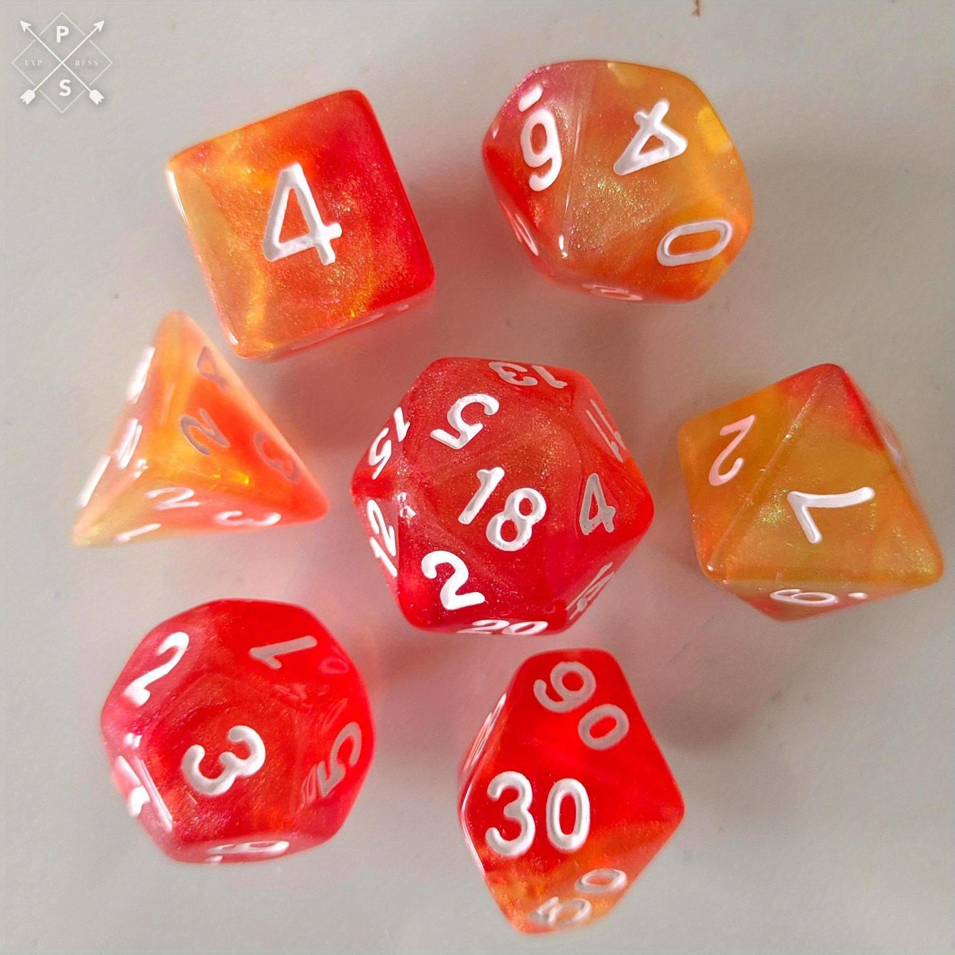 

7/набор из двух цветных игральных костей дракона, классические настольные игры, идеально подходят для семейных встреч с друзьями, аксессуары для настольных игр