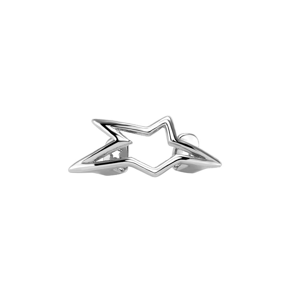 Cyber Punk Glossy Geometric Star Pentagram Tooth Caps Irregular Christmas Accessory Teeth Grillz Jewelry for Women And Men