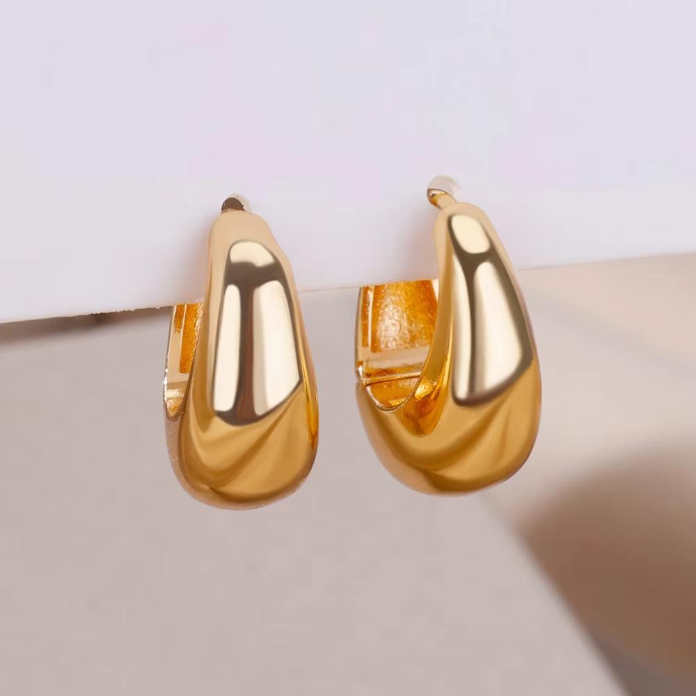 Women Exaggerated Gold Color Daisy Flower Hanging Earrings Stainless Steel Geometry Irregular Ear Piercing Jewelry Christmas
