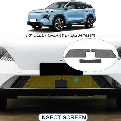 2 piezas Cubierta de Protección para la Entrada de Aire a Prueba de Insectos para Coche Inserto Ventilación Rejilla de Carreras Malla Filtrante Accesorio Para GEELY GALAXY L7 2023-2025