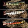 3Pcs Sinking Wobblers Fishing Lures Multi Jointed Swimbait Artificial Bait 135mm/20g Crankbait for Pike Bass Trout