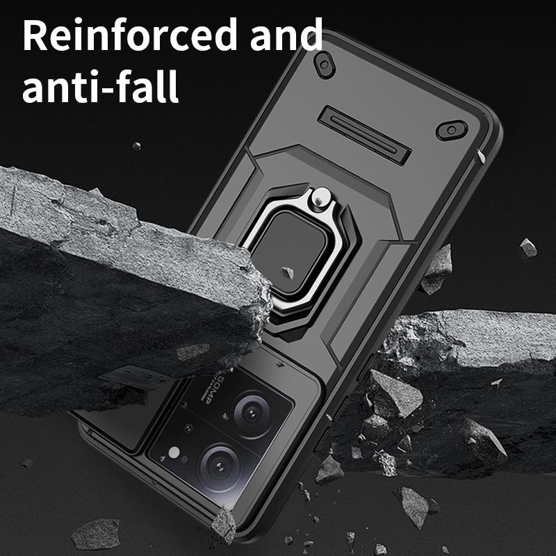 Pro Xiomi 13T 5G pouzdro Shockproof Armor Car Magnetic Holder Ring Cover Pro Xiomi Mi 13T 13 T Xiaomi13T T13 Pro Lens Protect Funda