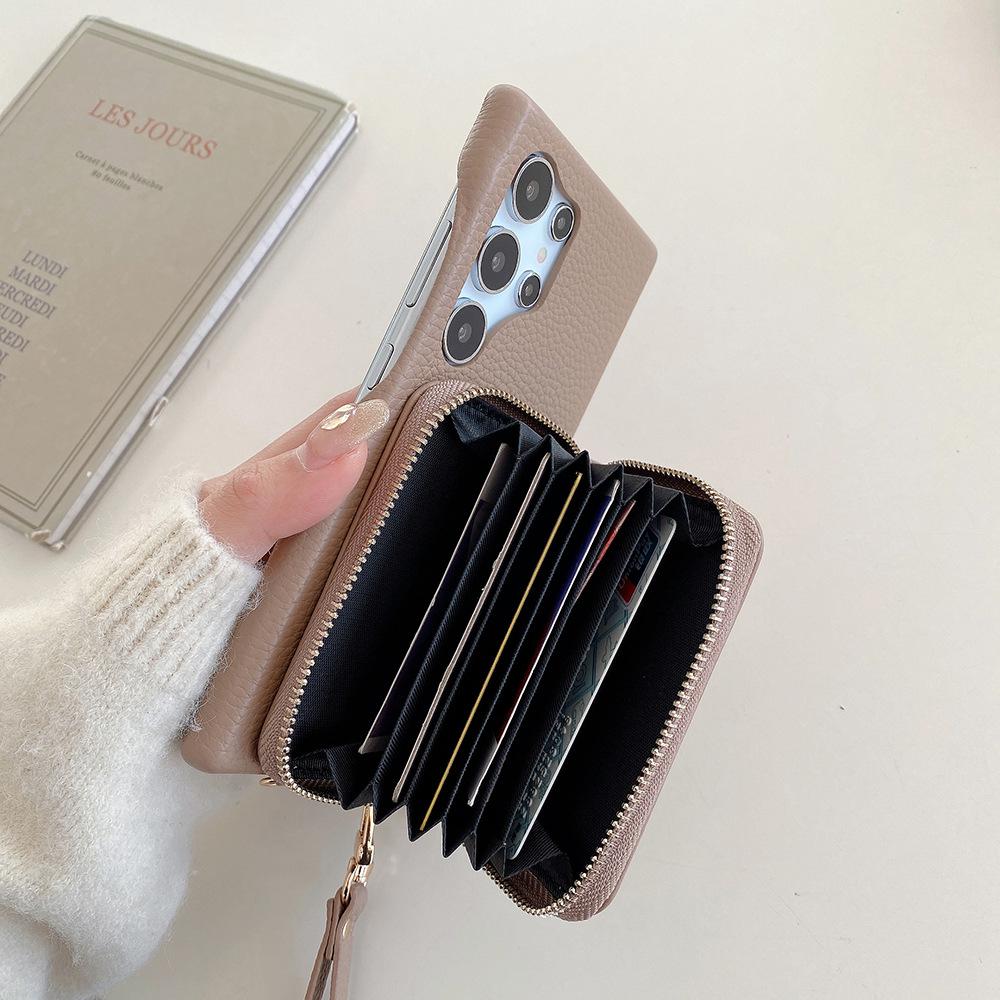 Samsung S26 Ultra Coin Purse Phone Case with Wrist Strap - Fits S25 Plus, S20 Models