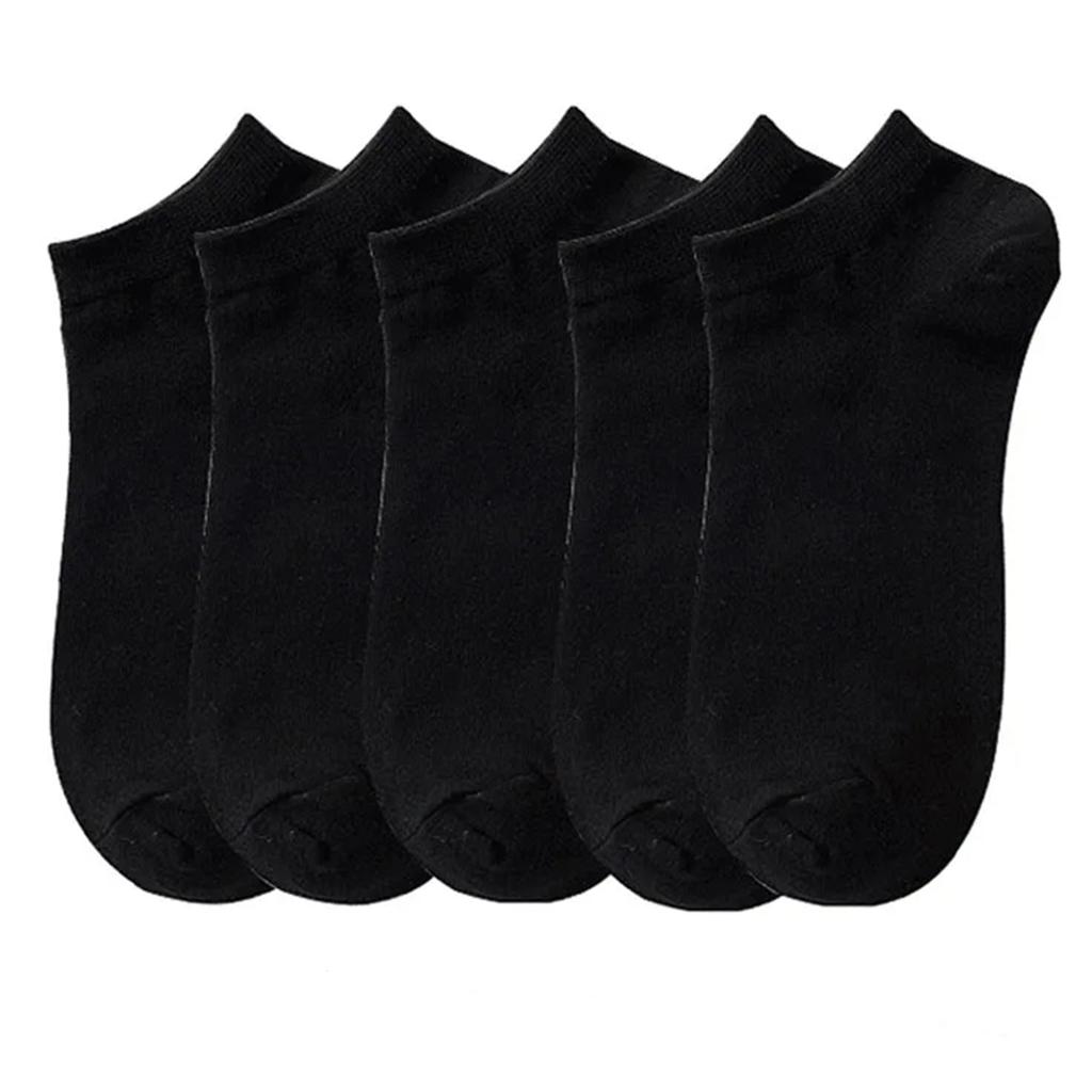 5/10 /20 Pairs Women's Boat Socks Invisible Low Cut Summer No-Show Ankle Socks Solid Color Casual Breathable Cotton Socks