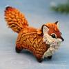 Totem Fox Miniature Figurine Fox Totem Statue Animal Resin Crafts Ornaments Desktop Decorations