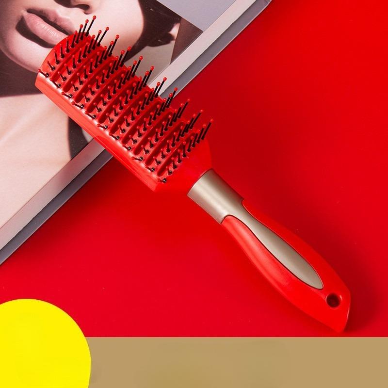 Black Air Bag Anti Static Comb Plastic Massage Anti Static Hair Brush Practical Care SPA Head Massager Household Curly Hair Comb
