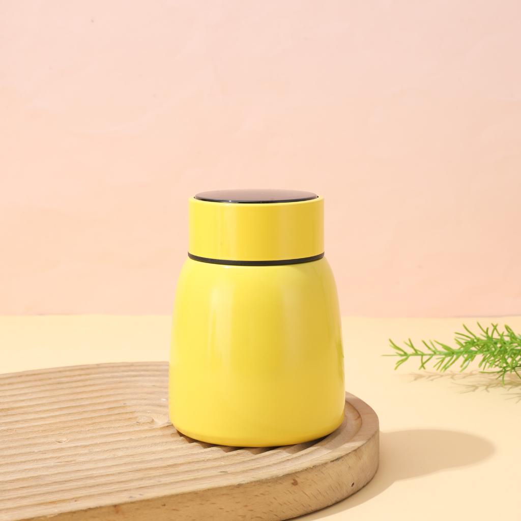 Piccola mini tazza termica di alta qualità in acciaio inossidabile 304 per coppia, uso domestico, display della temperatura, tazza a doppio strato, tazza per stufato di tremella
