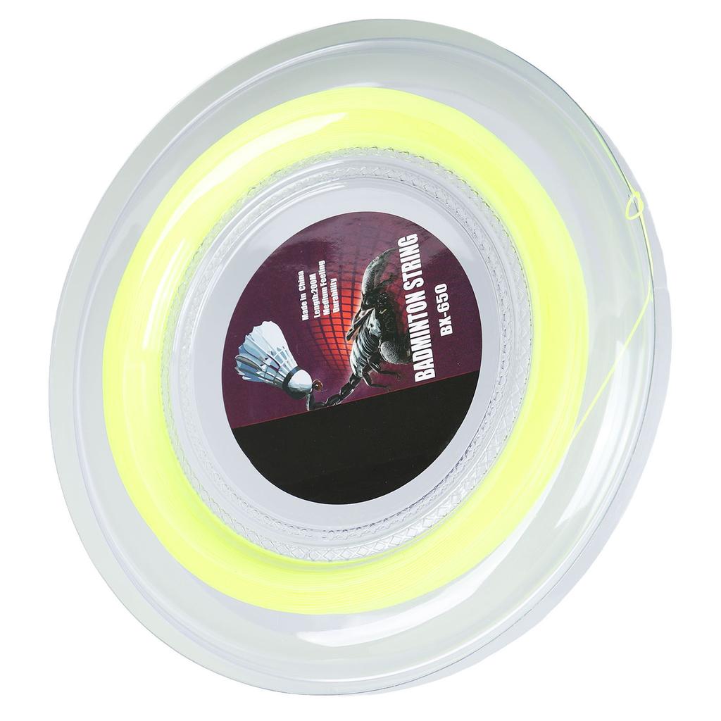 0,72 mm 200 m Badmintonschläger Saite Nylon Badminton Trainingsschläger Saitenlinie BX 650 Fluoreszierend