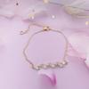 Popular Leaf Bridal Bracelet ins Wind Design Mori Zircon Bracelet