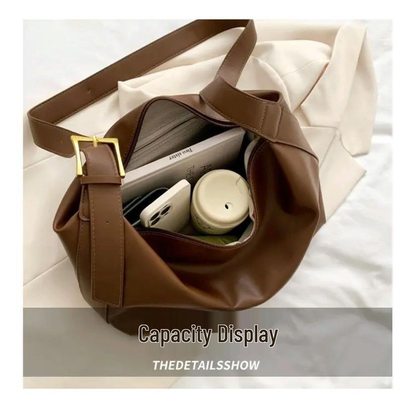 2026 Trendy Soft Slouchy Large Capacity Shoulder Bag - Versatile Women's Fashion Crossbody for Going Out or Class