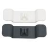 2Pcs Kitchen Cord Wrapper Orderly Storage Deformation Resistance Black White Cord Holder for Appliances Office