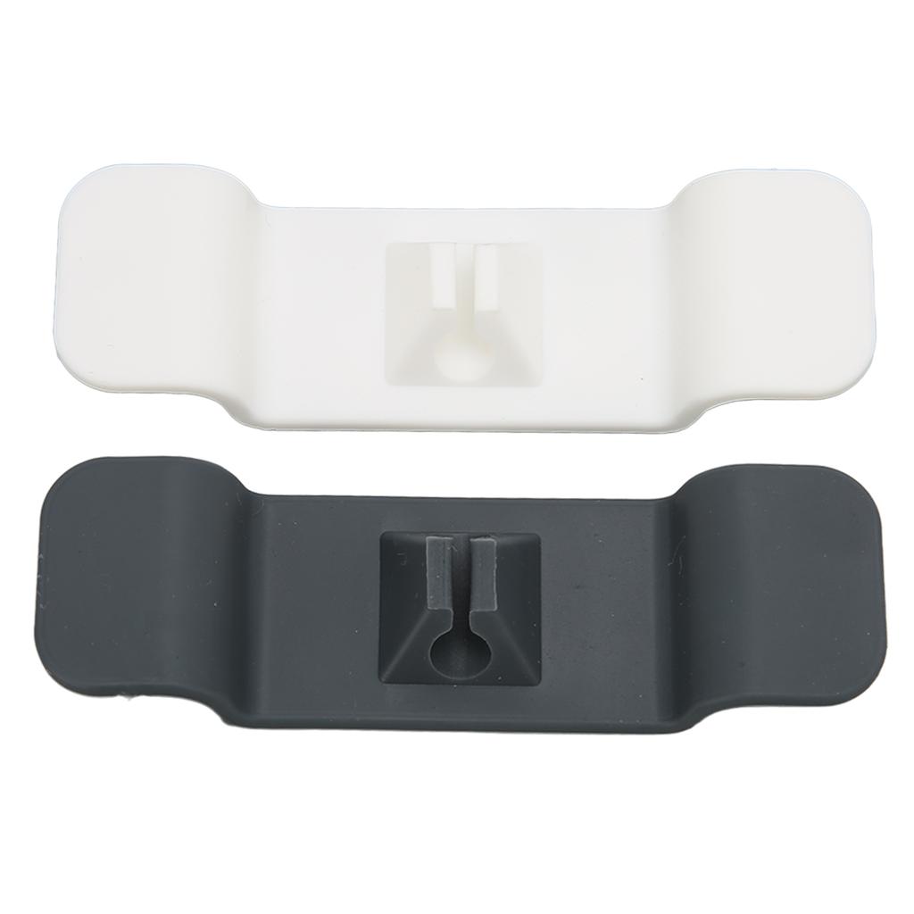 2Pcs Kitchen Cord Wrapper Orderly Storage Deformation Resistance Black White Cord Holder for Appliances Office
