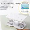 Durable Automatic Lifting Spring Support Tissue Container Spring Holder Kitchen Storage Elastic Paper Towel Dispenser Creativity