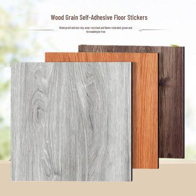 PVC Self-Adhesive Wood Grain Tiles: Waterproof, Moisture-Resistant, Wear-Resistant for Bedroom, Living Room, Bathroom Floors & Walls.