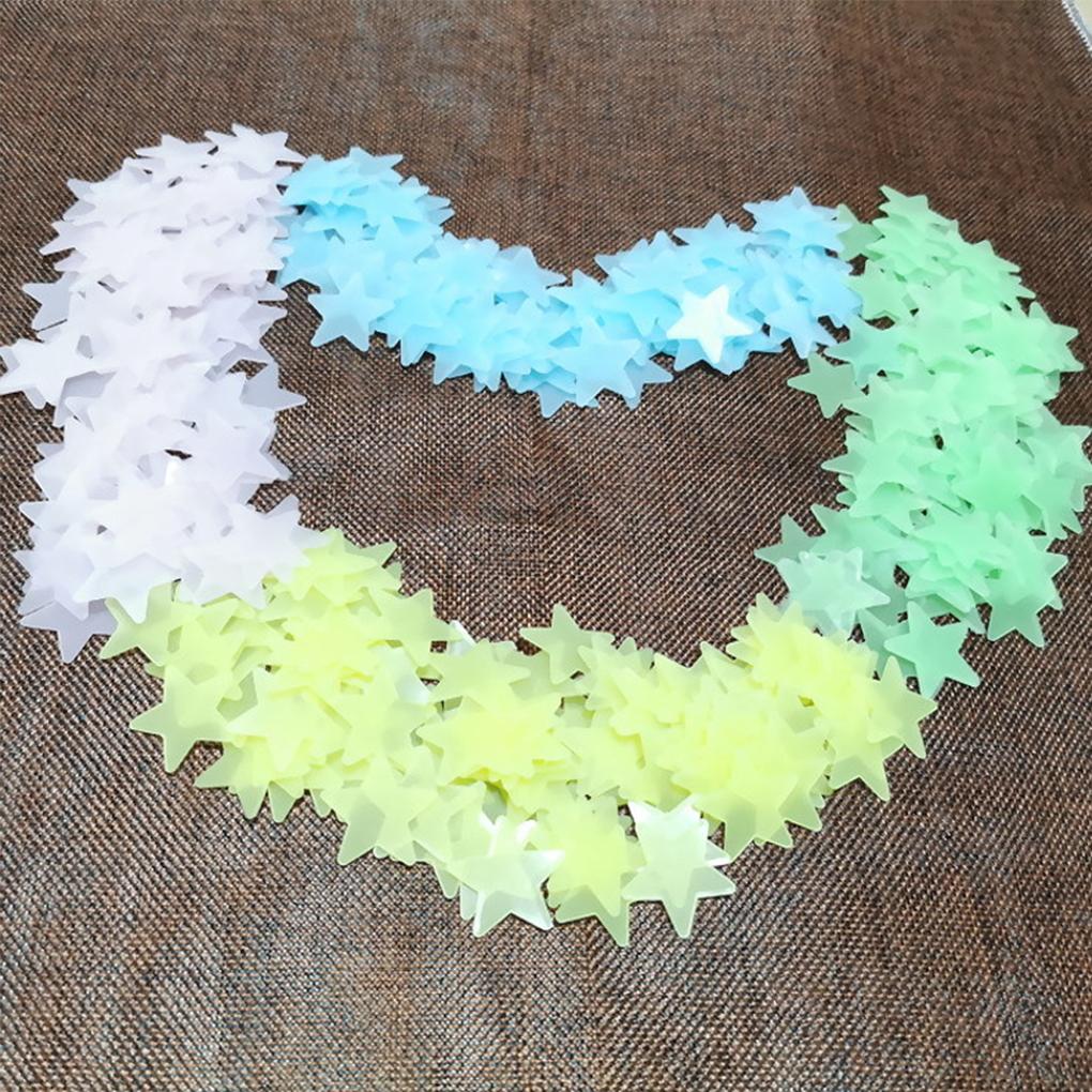200x Stick And Stay Glow In Dark Star Stickers For Wonderful Starry Sky Glow In Dark Stickers