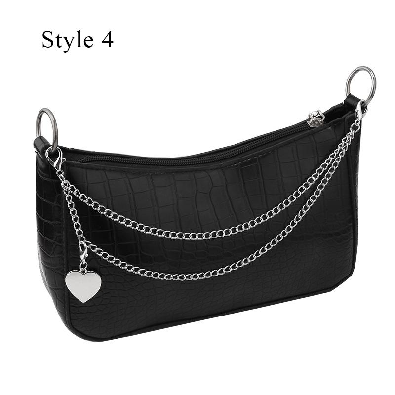 Multi-layer DIY Personality Bag Chain Decoration With Lobster Buckle Pentagram Pendant Clothing Chain Heart Star Bag Accessories