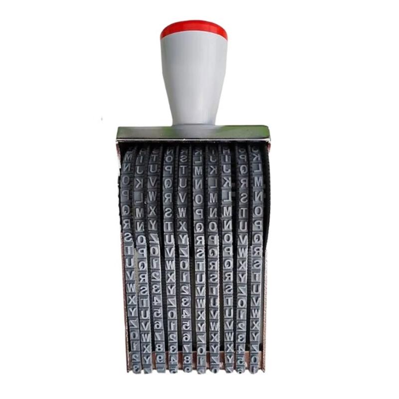 

Adjustable Number Letter Roller Stamp Rotating Rubber Stamp Business Stamp Office Stamp for Document File Stamping