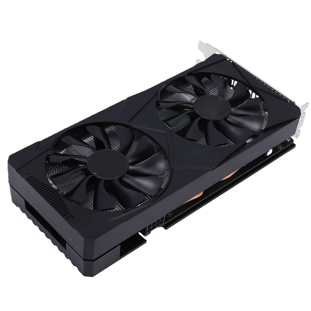 Komputer Stacjonarny Karta Graficzna do Gier 6GB GDDR6 Dedykowana Karta Graficzna 192 Bit Podwójny Wentylator Wsparcie 1080p 2K Gry AAA