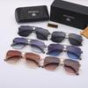 Men's Cross-Border Fashion Maybach Sunglasses: European & American Large Frame Driving Glasses