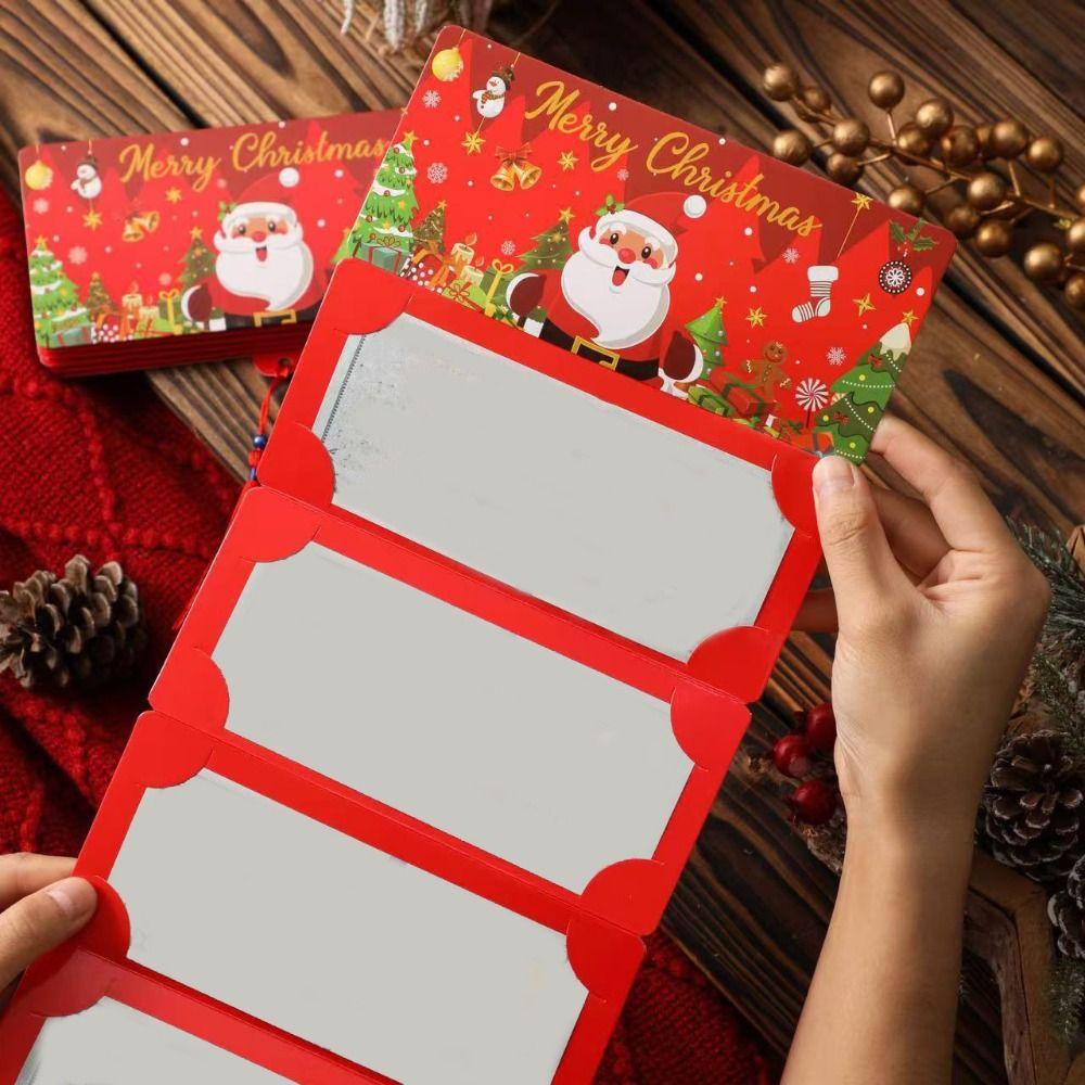 Santa Claus Folding Card Envelope 10Card Positions Christmas Decorations  Party Gifts