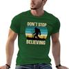 Don't Stop Believing - Bigfoot Saw Me But Nobody Believes Him T-shirt customs summer tops quick drying T-shirts for cotton