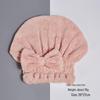 Women's Cute Bowknot Waffle Hair Drying Towel