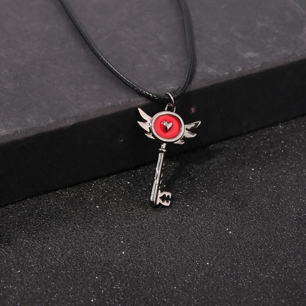 Necklace Hotel Key With Anime Cartoon Metal Pendant Jewelry Gift Fashion