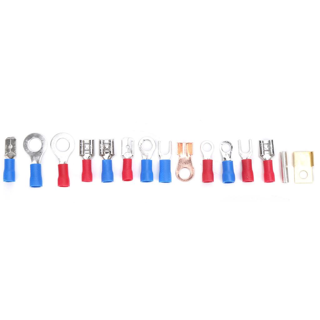 300Pcs Round Pre Insulated Cold Pressed Terminals Electrical Wire Terminal Connector