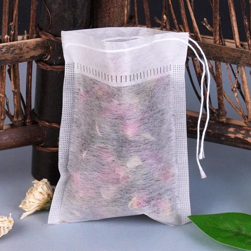 Herbal Corn Fiber PLA Degradable Tea Bags for Steeping and Filtering
