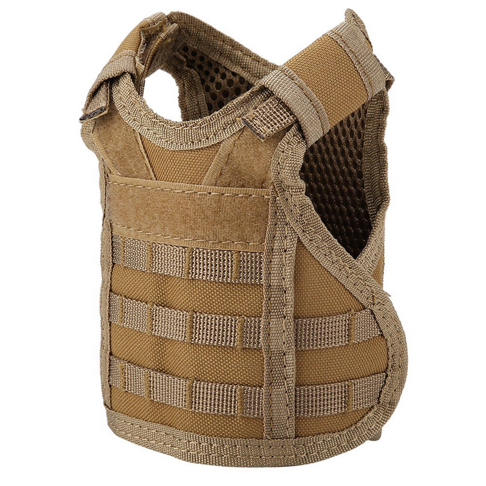 

Mini Tactic Military Molle Vest for Sofa Beer Bottle Can Beverage Decoration Cover