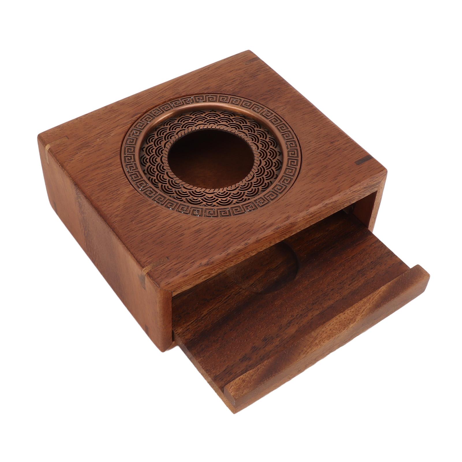 

Candle Tea Warmer Japanese Style Walnut Teapot Warmer Home Universal Tea Warmer Stove
