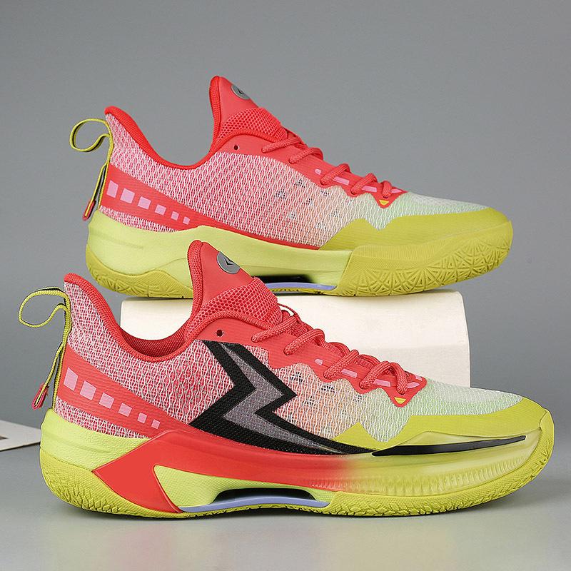 Low-top Basketball Shoes Men's and Women's Mesh Breathable, Non-slip, Wear-resistant and Shock-absorbing Actual Combat, Lightweight Soft