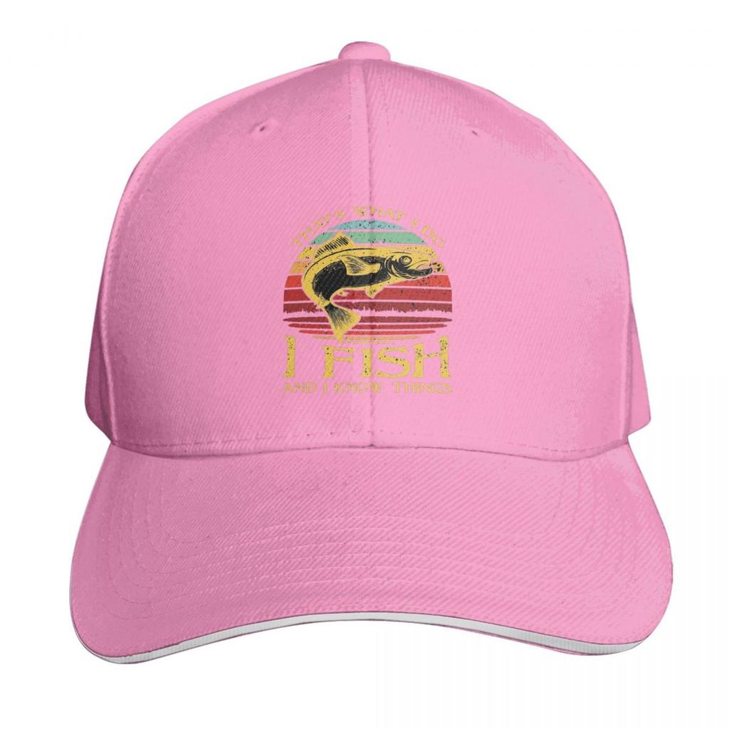 Thats What I Do I Fish And I Know Things Cap Fashion Casual Baseball Caps Adjustable Hat Hip Hop Summer Unisex Baseball Hats