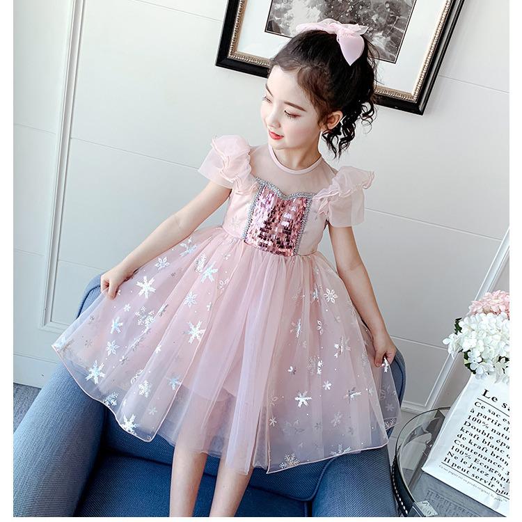 Very Fish Summer 2022 Girls' Sequin Star Tulle Dress AX288