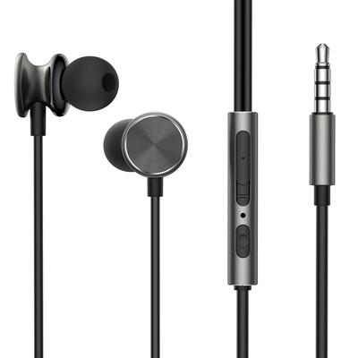 HiFi Wired Series JREW03 In-Ear Headphones with Strong Bass, Dark Gray