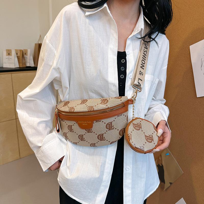 Women's Bags Style Fashionable Chest Bags and Waist Bags Trendy Niche for Single - Shoulder
