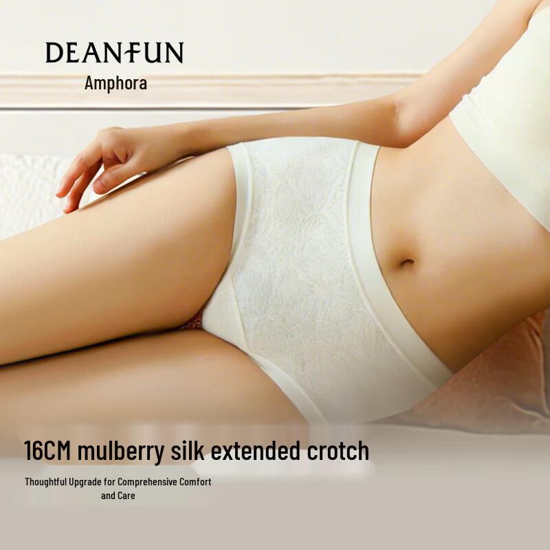 Deanfun Women s Seamless High-Waist Briefs L