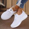 Women's Casual Sneakers Summer Comfortable and Breathable Shoes Fashionable Mesh Lace-Up Sneakers